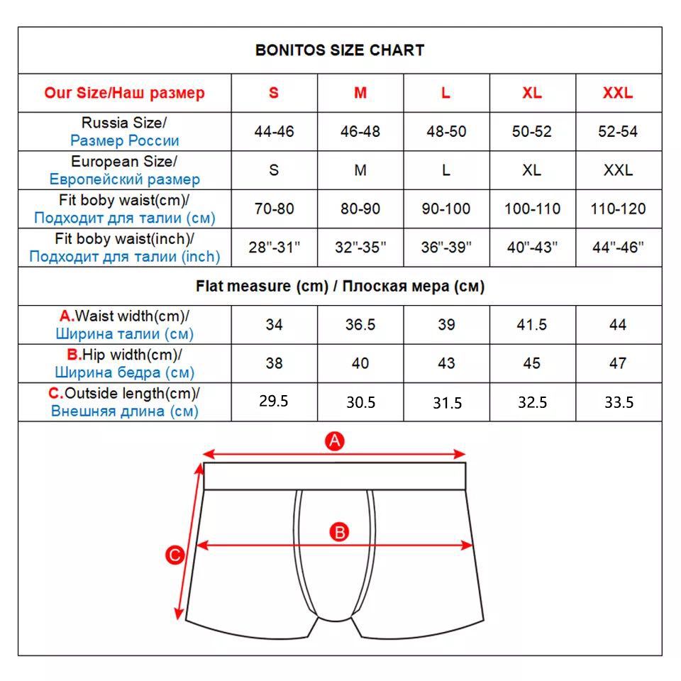 6pcs White Men Panties Cotton  - đánh giá và giá Boxer Shorts Modal