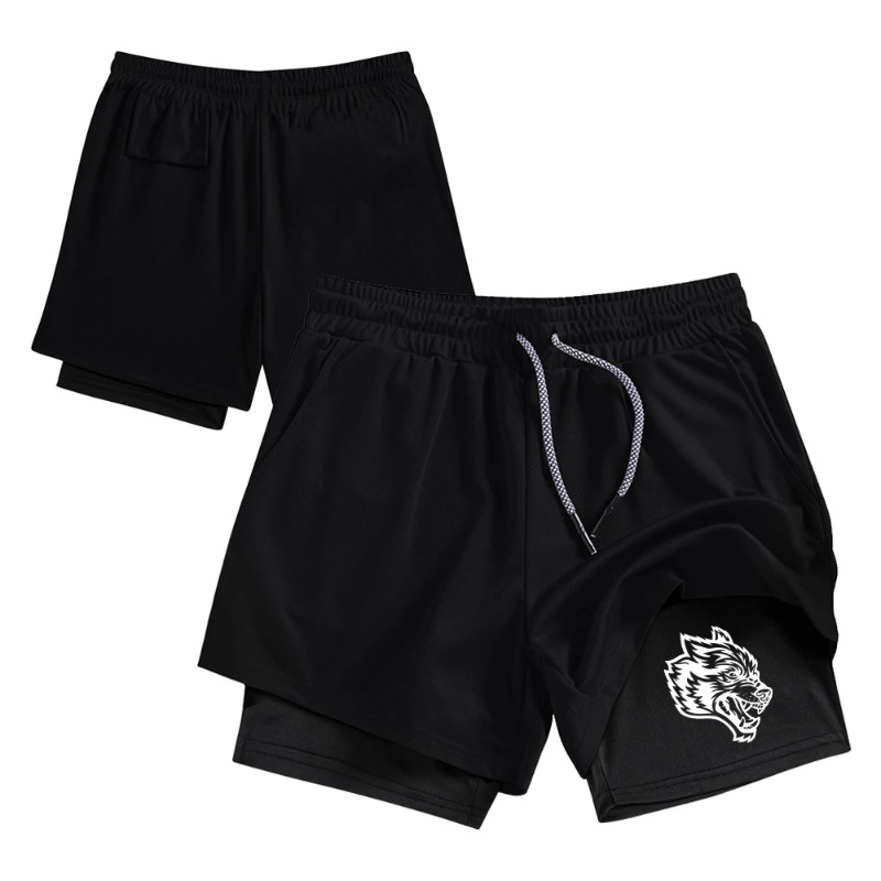 Streetwear Men's Double Layer  - đánh giá và giá Compression Shorts Athletes