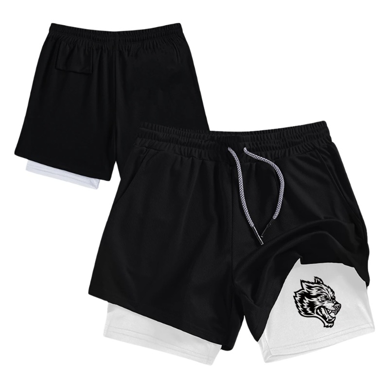 Streetwear Men's Double Layer  - đánh giá và giá Compression Shorts Athletes