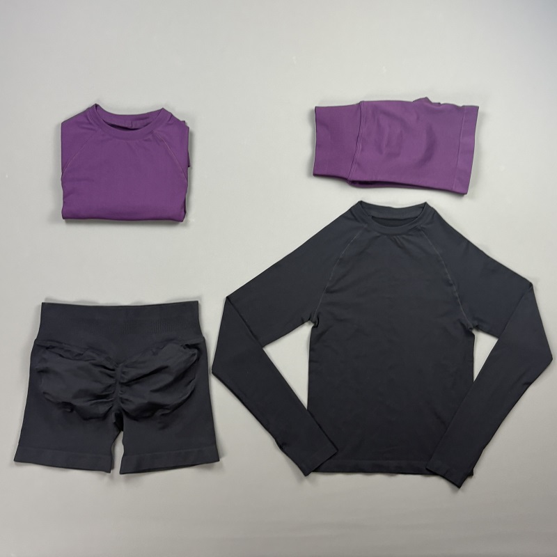 2 Piece Gym Set Women Raglan L - đánh giá và giá Compression Shorts Athletes