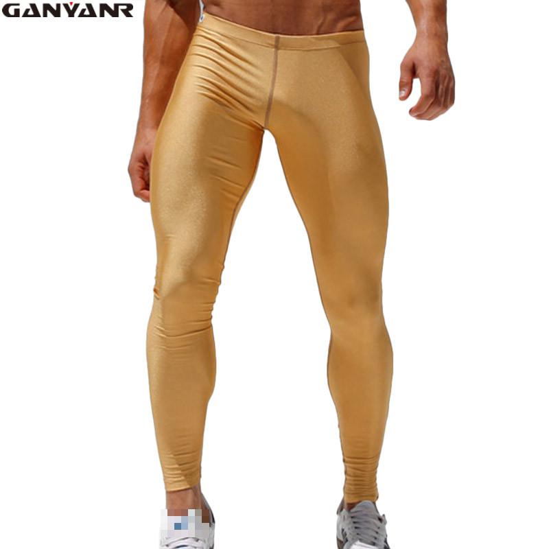 Ganyanr Chạy Thun Nam Nén Quần - đánh giá và giá Compression Long Pant