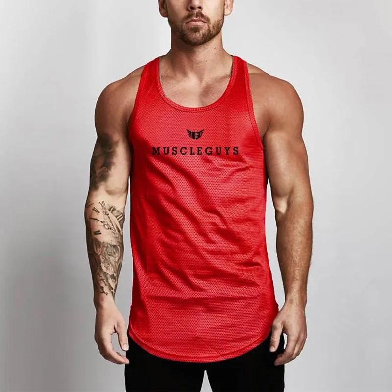 Summer Men New Mesh Quick Dry  - đánh giá và giá Sleeveless Undershirt