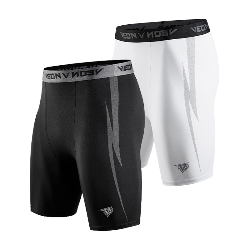 Đen nén quần short người đàn ô - đánh giá và giá Compression Shorts Athletes