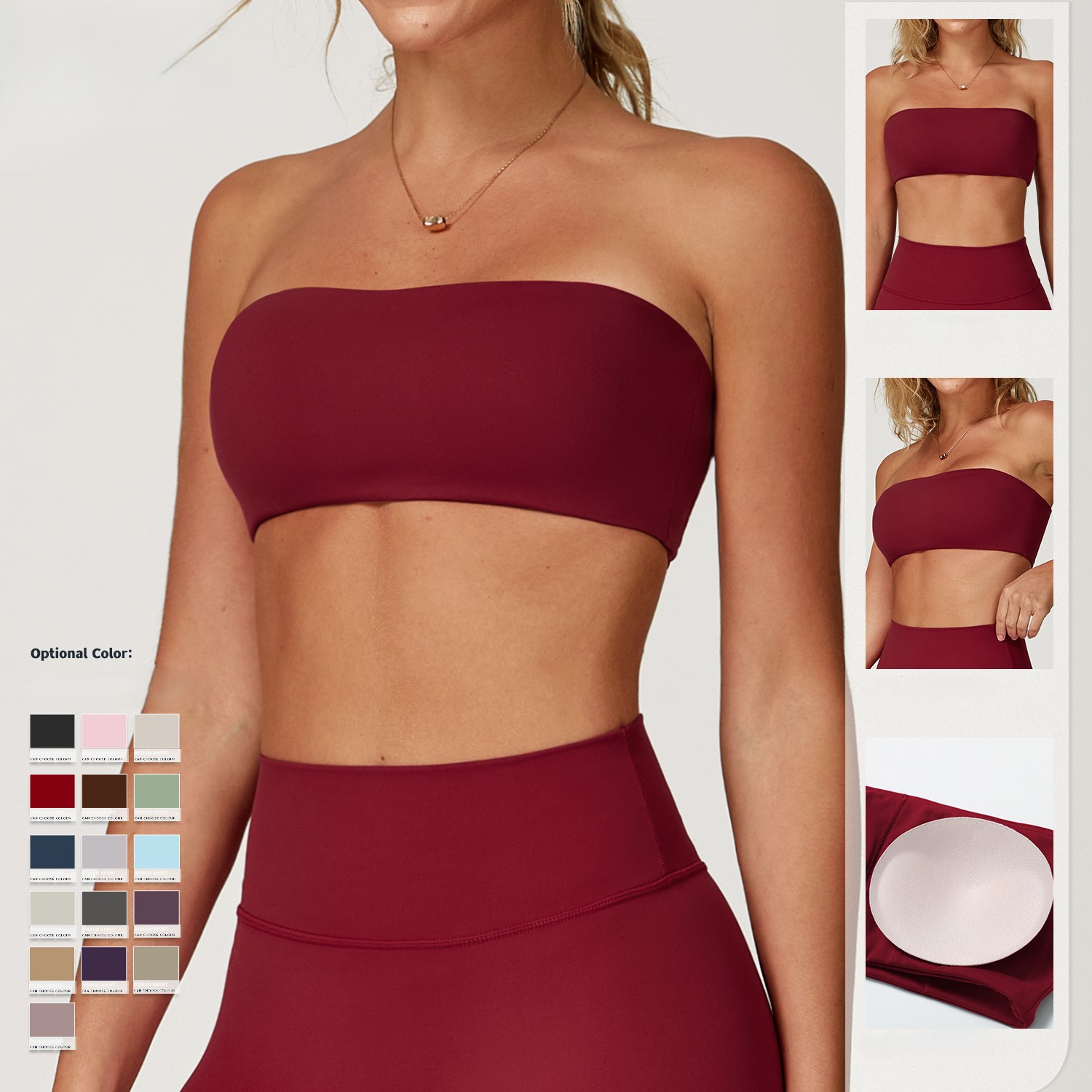 Seamless Nude Feel Sports Bra  - đánh giá và giá Base Layer Top