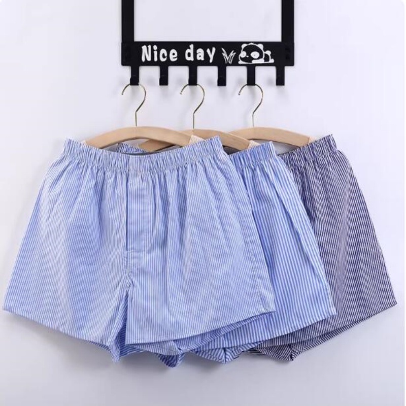 3 Cái/lốc M-3XL Cổ Điển Kẻ Sọc - đánh giá và giá Boxer Brief Pack Cotton
