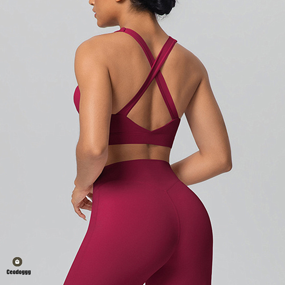 Pad Cross Shoulder Strap Yoga  - đánh giá và giá Suspender Tank Top